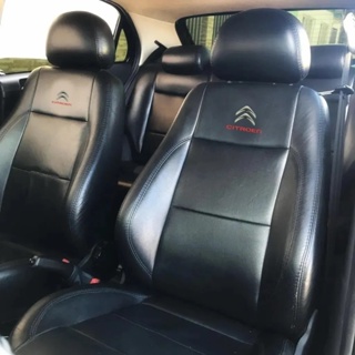 Capa de Banco Carro Couro Automotivo C3 C4 Cactus Picasso Lounge Pallas em Oferta na Shopee