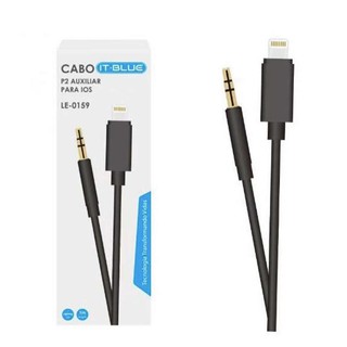 Cabo Áudio Auxiliar P2 Compatível iPhone 12 11 X Xs Xr X 8 7