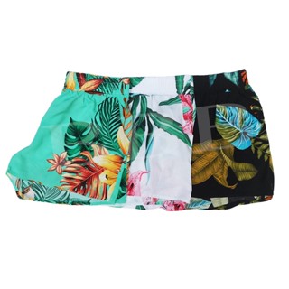 Kit 3 Shorts Feminino Viscose Malha Casual em Oferta na Shopee