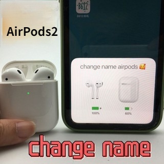 Fone De Ouvido Bluetooth Sem Fio TWS Airpods 2 Para iPhone 13 12 11 iPad Com Caixa De Carga