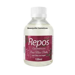 Base Maxi Brilho 120ml Repos Cosméticos - Com Óleo de Argan em Oferta na Shopee