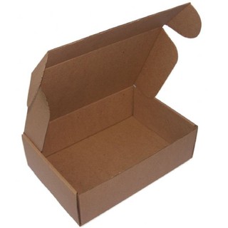 50 Caixas de Papelão 24x17x6 cm Modelo Montável Estilo Sedex