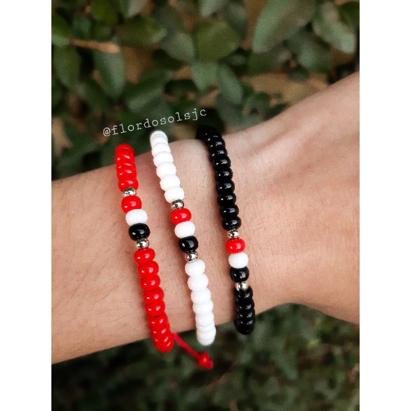 Conjunto Pulseiras São Paulo - Crespo