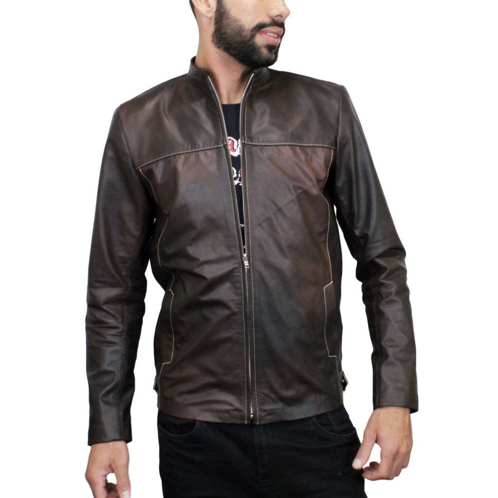 Jaqueta, Casaco De Couro 100% Bovino Legítimo Masculina 265