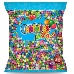 Bolinhas De Açucar Confeito Festa Sabores Sortidos 500g - Kuky
