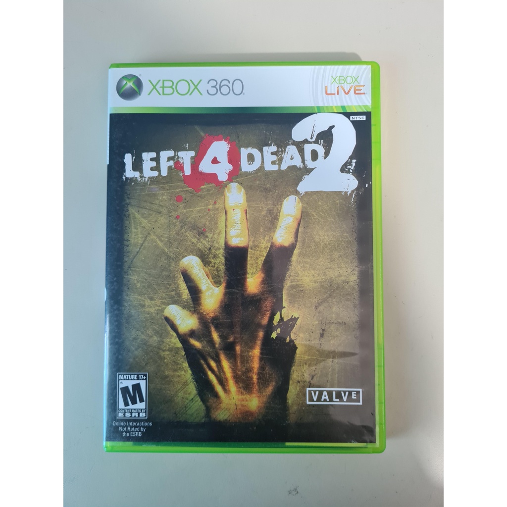 jogo left 4 dead 2 xbox 360 original mídia física - Corre Que Ta Baratinho