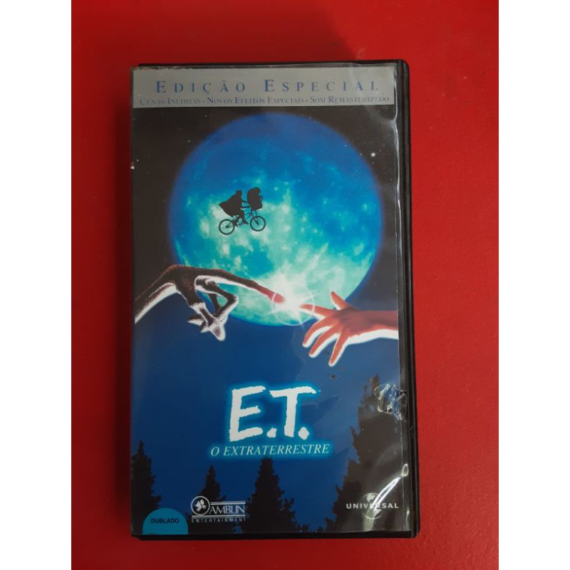 Fita VHS ET O extraterrestre - Edição especial Dublado | Shopee Brasil