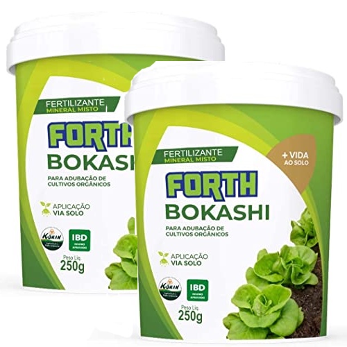 Kit 2 Adubo Fertilizante Forth Bokashi 250g P/ Cultivos Orgânico em Oferta na Shopee