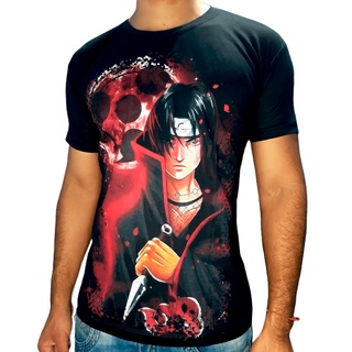 Camiseta Itachi Uchiha Killer Naruto Camisa Familia Anime