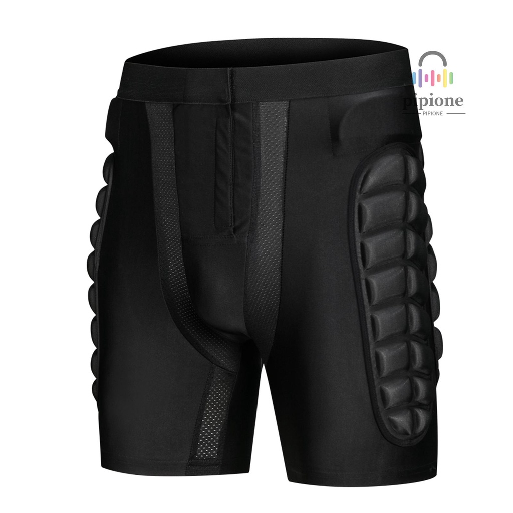 Short Com Proteção Acolchoada De Quadril Para Snowboard / Patinação / Esqui