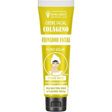 Creme Facial Firmador Capim Limão 40g