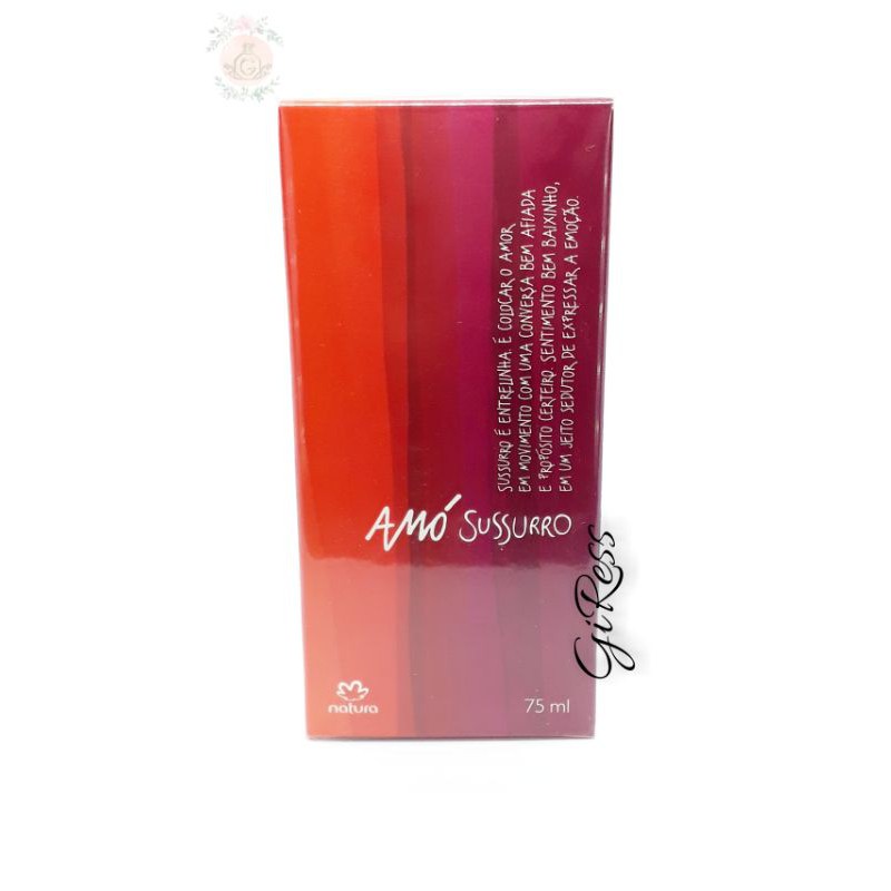 Perfume Amó Sussuro Natura 75 ml | Shopee Brasil