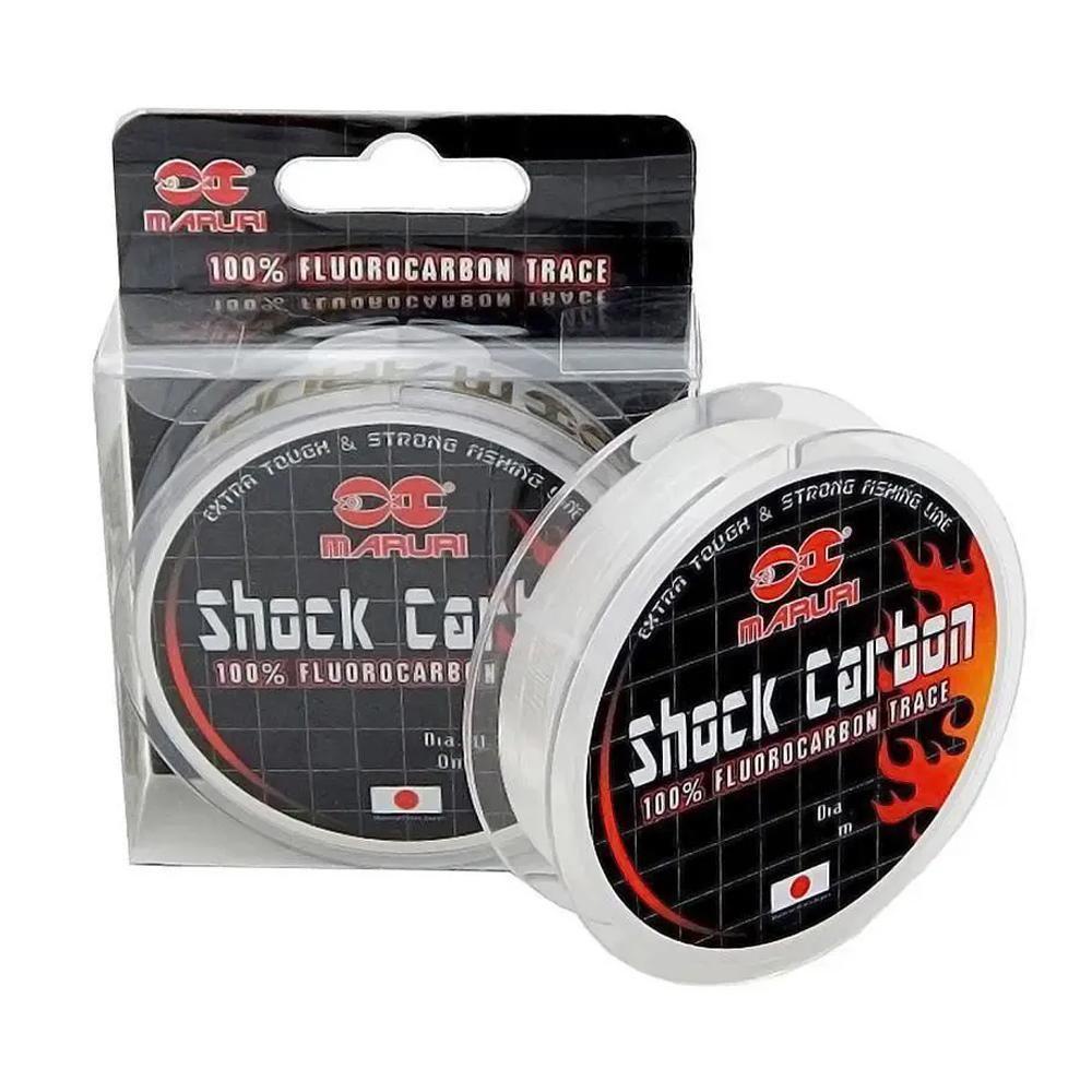 Linha para Chicote Fluorcarbon Shock Carbon – Maruri 0,35mm em Oferta na Shopee
