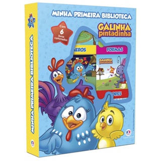 Livro - Galinha Pintadinha - Minha primeira biblioteca - Capa dura - Ciranda Cultural em Oferta na Shopee