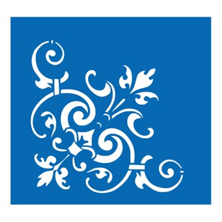 Stencil para pintura - tamanho 17x17 cm - unidade em Oferta na Shopee