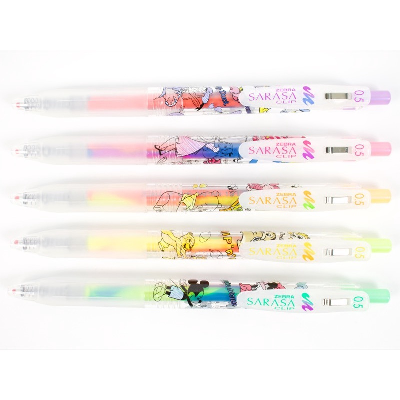 Kit Zebra Sarasa Clip Marble Color Disney 0 5 C 5 Cores Shopee Brasil