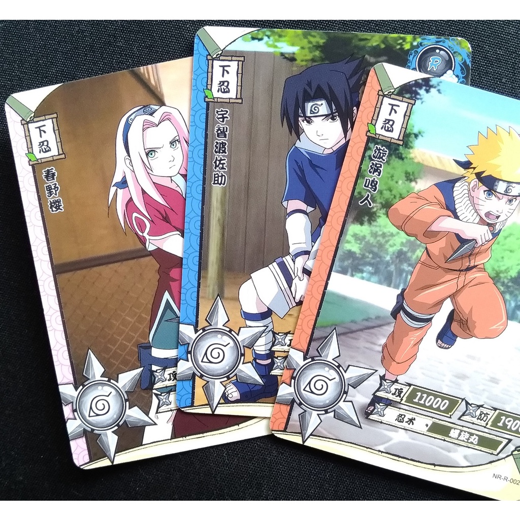 Card Naruto Originais do Japão - Booster cartas Naruto