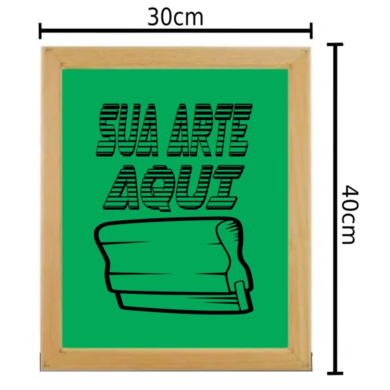 Matriz/tela Para Segrafia Quadro 30x40