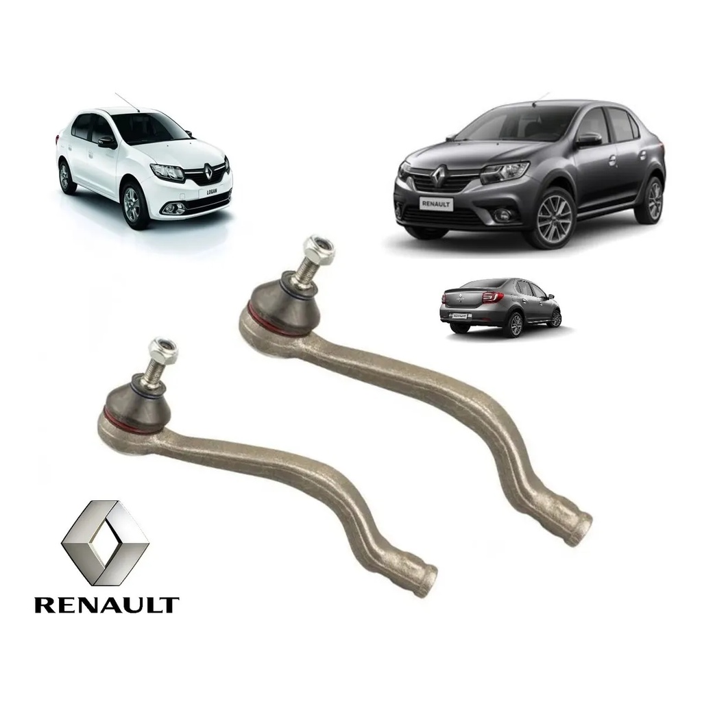 Par Terminal De Direção Renault Logan Sandero 2007 2014