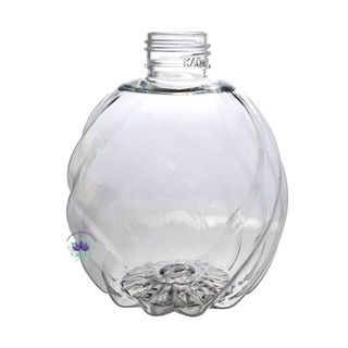 3 Frascos 280ml Pet Bola Espiral Cristal sem Tampa Rosca 24/410
