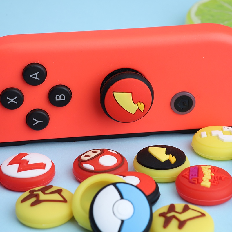 Par de Grip Silicone Analógico de Controles Switch