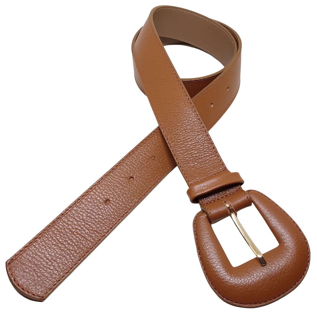 Cinto Feminino Couro Legítimo Look Dia A Dia Moda Blogueira em Oferta na Shopee