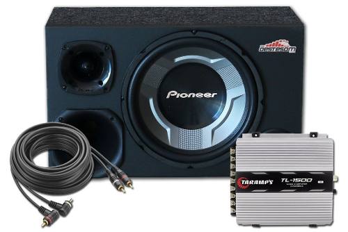 Kit Som Automotivo Caixa Trio Pioneer Fox Subwoofer 12 em Oferta na Shopee