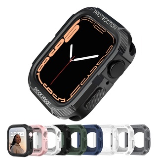Case Bumper Silicone Resistente Alta Proteção para apple watch 38 40 41 42 44 45 49mm