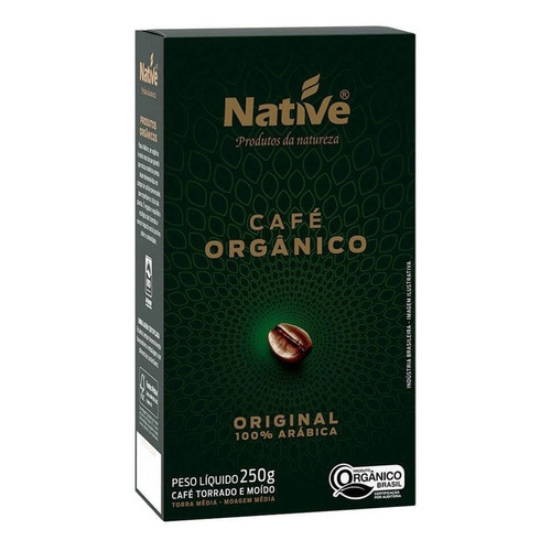 Café Native Orgânico Torrado E Moído Original 250g