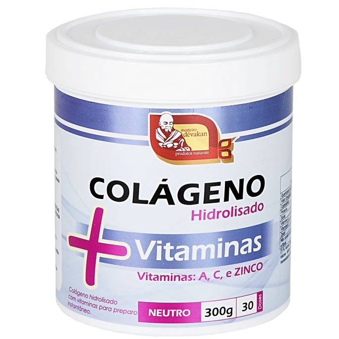 Colágeno Hidrolisado Com Vitaminas 300g