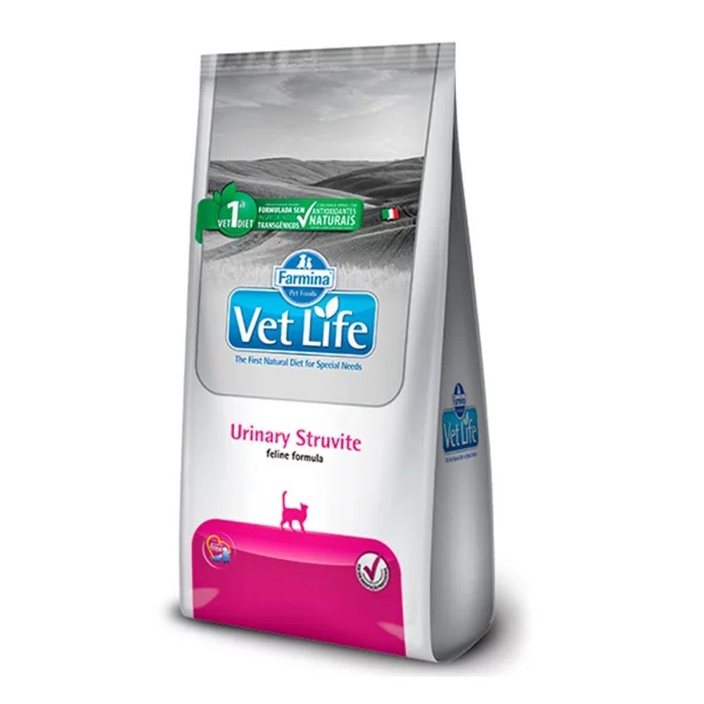 Racao Vet Life Gatos Struvite Urinario -7,5kg em Oferta na Shopee