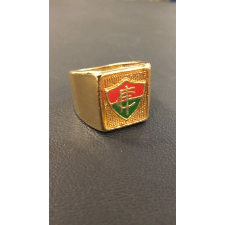 Dedeira Fluminense 100% banhada a ouro 18K