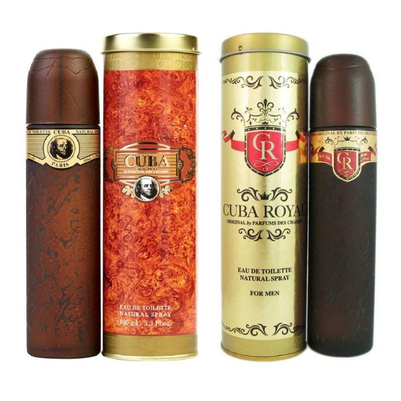 Kit Perfume Cuba Gold + Perfume Cuba Royal EDT 100ml - Original