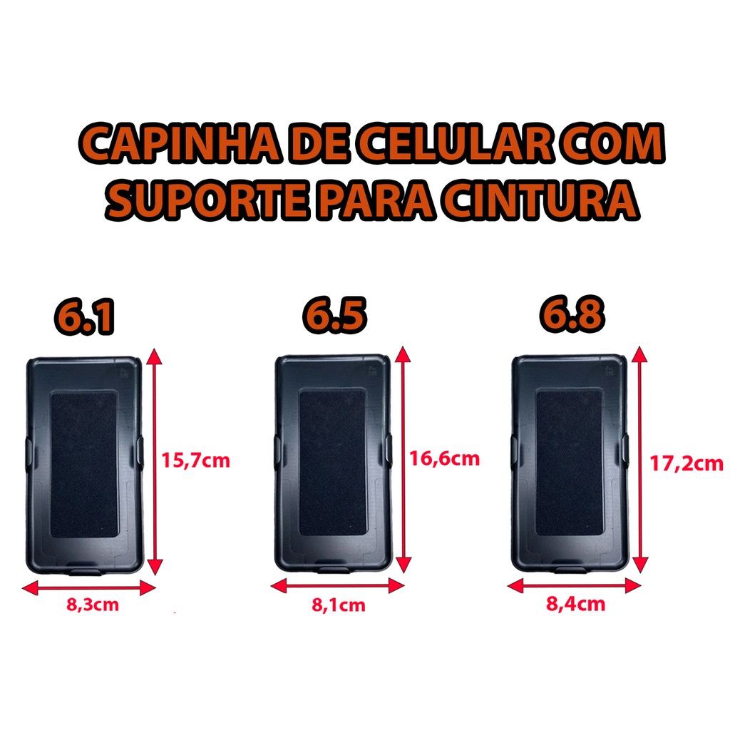 Suporte Capinha Celular Cintura Cinto Universal - Belt Clip