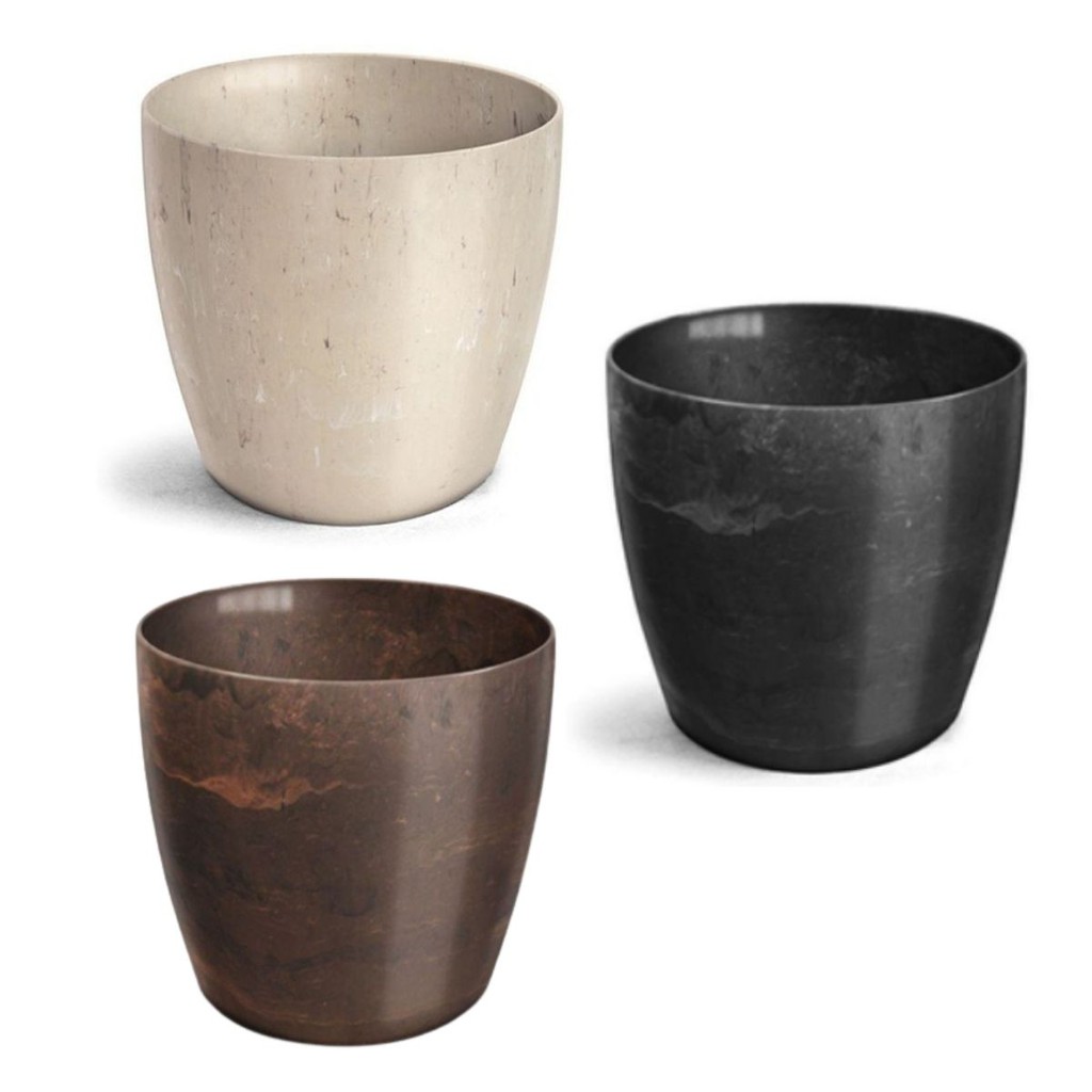 Kit 3 Mini Cachepot Vaso Vasinho Redondo Decorativo Barato Para Mini Cacto e Suculentas - Nutriplan