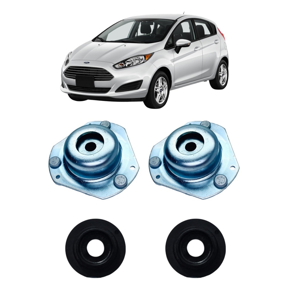 Par Coxim Rolamento Amortecedor Dianteiro Ford New Fiesta