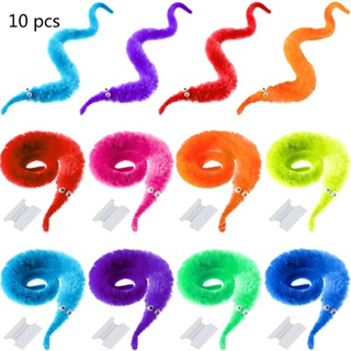 10 Pedaço Brinquedos Mágicos Worms Twisty Fuzzy Wormes Vivid Worm Brinquedos Para Favores Do Partido Do Carnaval em Oferta na Shopee