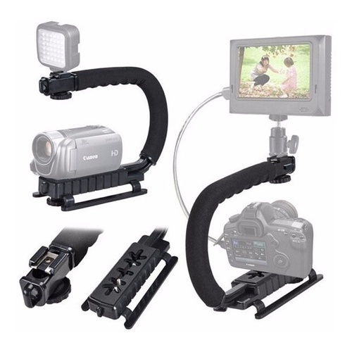 Suporte Estabilizador De Mão Grip Camera Dslr E Filmadora