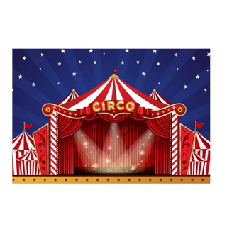 Fundo fotográfico Tecido Sublimado Newborn 3D Circo 2,20x1,50 FFF-821 em Oferta na Shopee