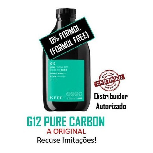 Progressiva Sem Formol Liso G12 Pure Carbon Keef Original | Shopee Brasil
