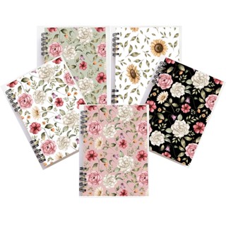Caderno personalizado COM NOME DO COMPRADOR, A5, 200 páginas, folhas decorada, Floral em Oferta na Shopee