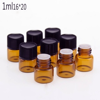 Kit 20 Mini Frascos Garrafas Vidro Âmbar Gotejador 1Ml em Oferta na Shopee
