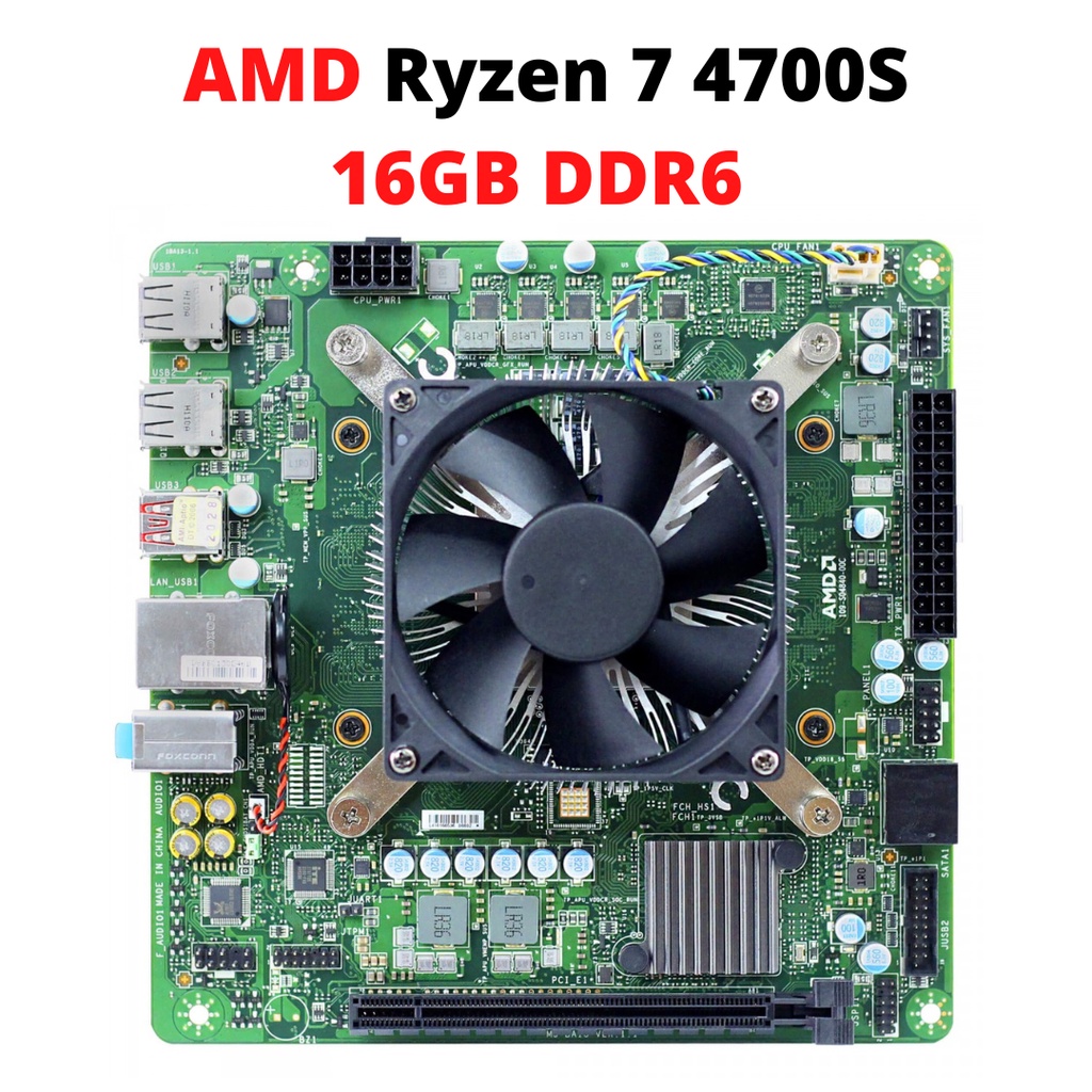 Kit upgrade amd ryzen 7 4700s ram 16gb ddr6 escorrega o pre o