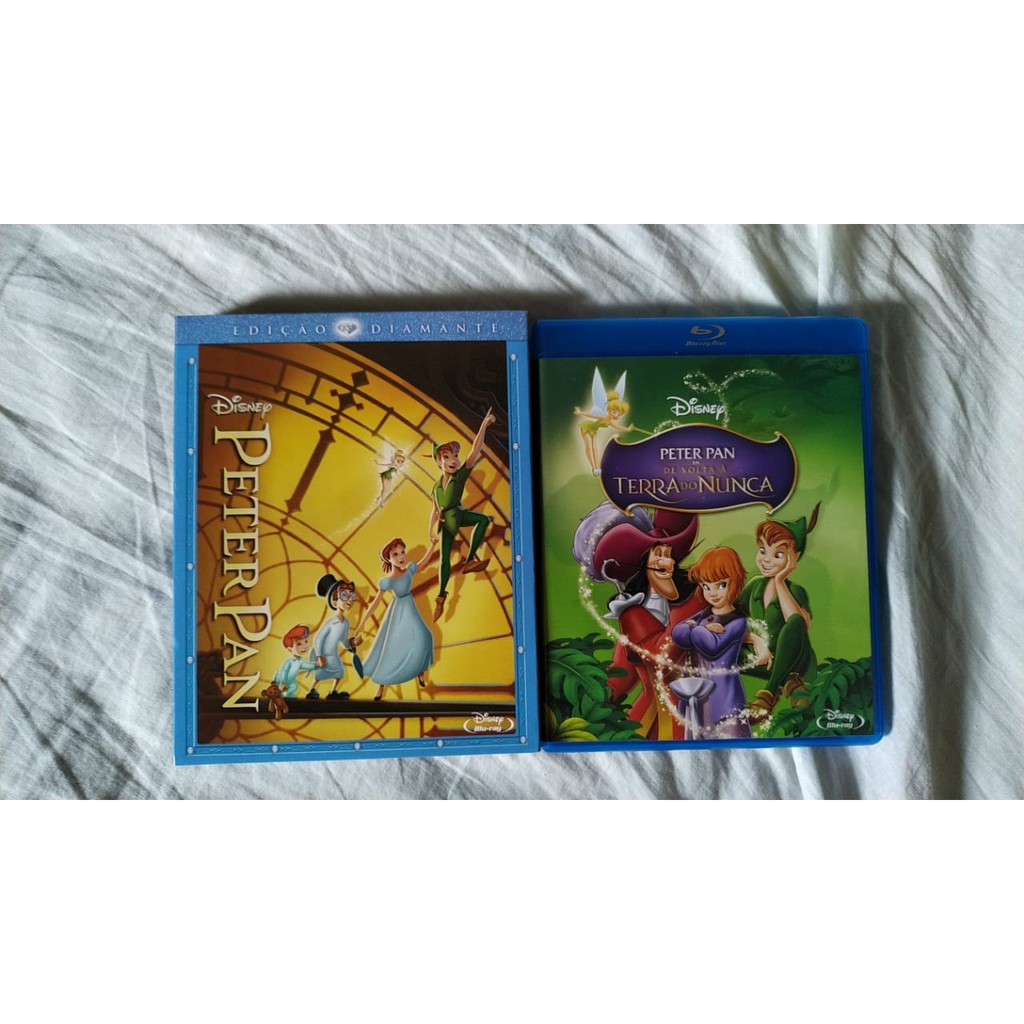 Blu-ray Bluray Peter Pan (Com Luva) + Peter Pan De Volta A Terra Do Nunca