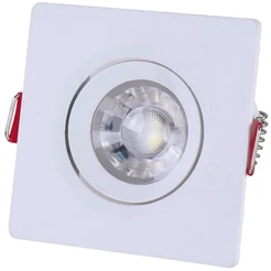 Spot led 3w 5w 7w 6500k direcionavel redondo branco frio tramontina