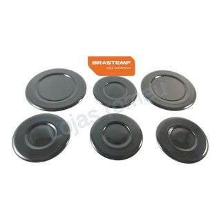 Kit C/ 6 Tampinhas P/ Fogao Brastemp Bf076bruna Novas