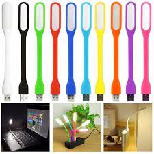 Mini Luminária LED De Mesa Pequena Flexível Portátil USB 360 Graus