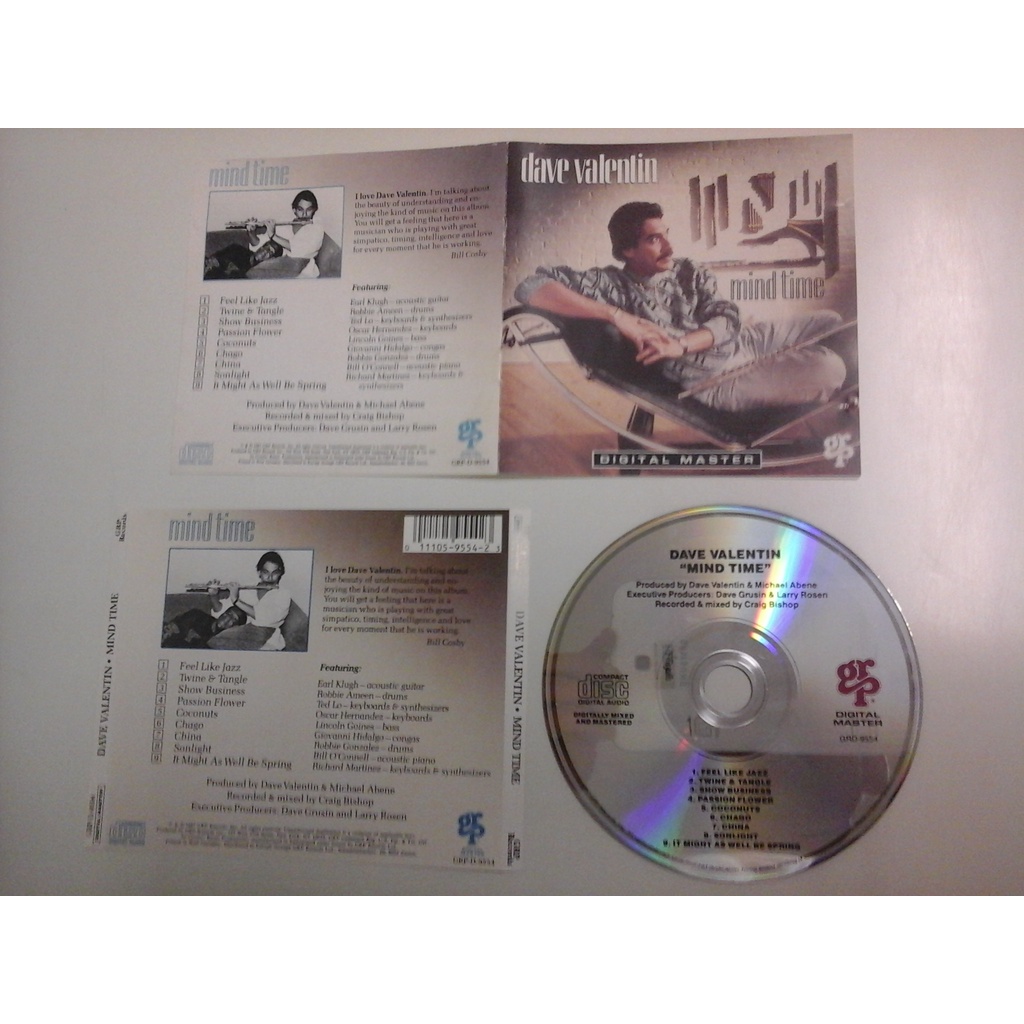 Cd Dave Valentin - Mind Time (importado)