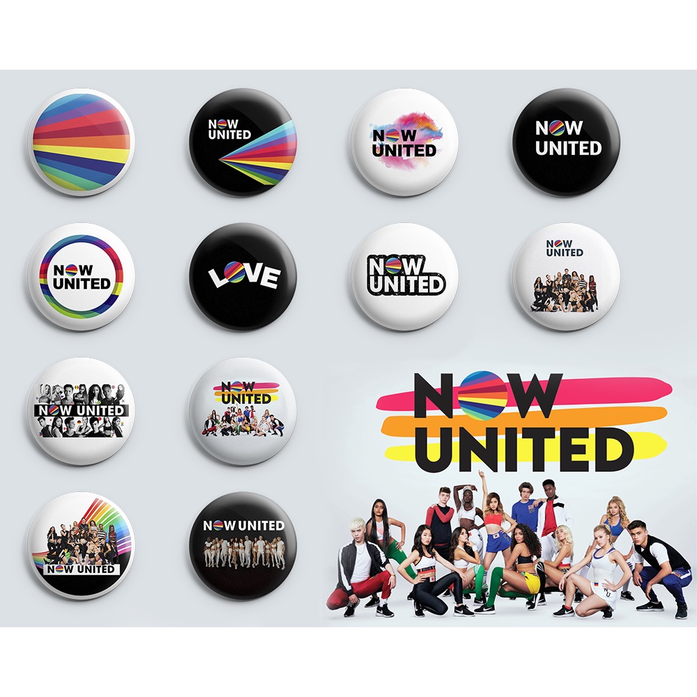 Bottons Now United - Botum / Boton / Broche (3,5cm & 4,5cm)