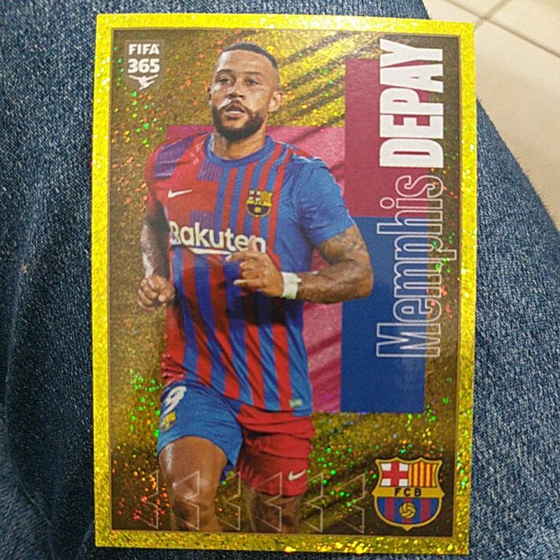Figurinha 120 - Fifa 365 2022 - MEMPHIS DEPAY - Barcelona